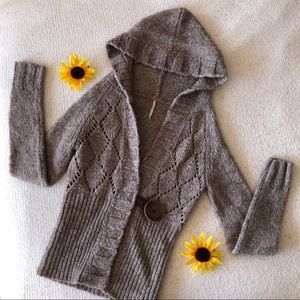 Free People Hooded Sweater - Small